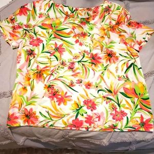 Floral summer blouse